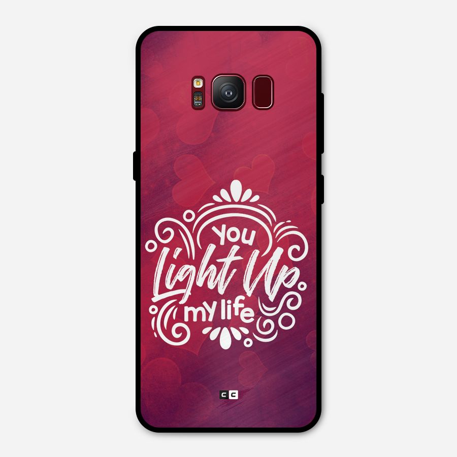Light Up My Life Metal Back Case for Galaxy S8