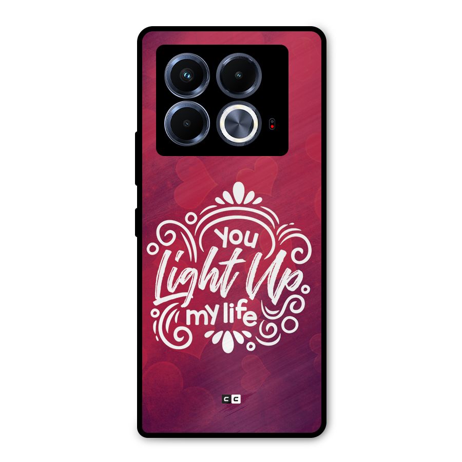 Light Up My Life Metal Back Case for Infinix Note 40 5G
