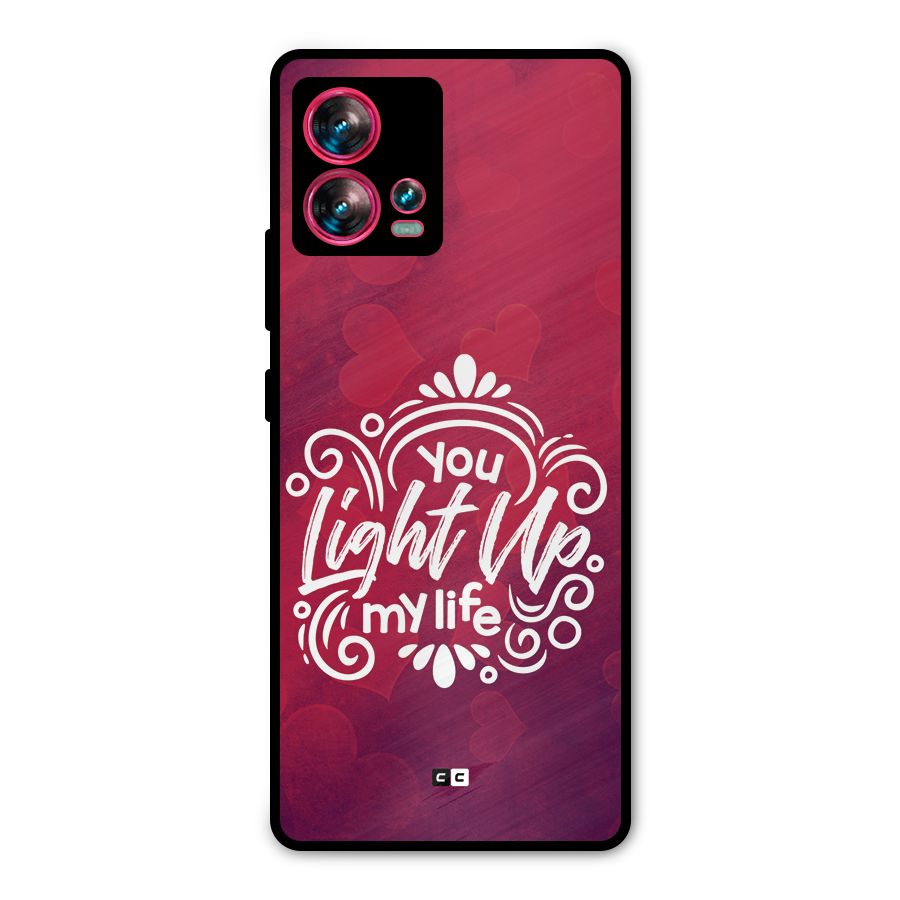 Light Up My Life Metal Back Case for Motorola Edge 30 Fusion