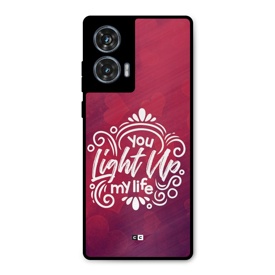 Light Up My Life Metal Back Case for Motorola Edge 50 Fusion