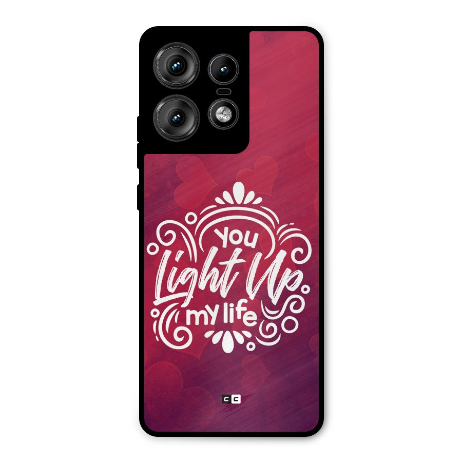 Light Up My Life Metal Back Case for Motorola Edge 50 Pro