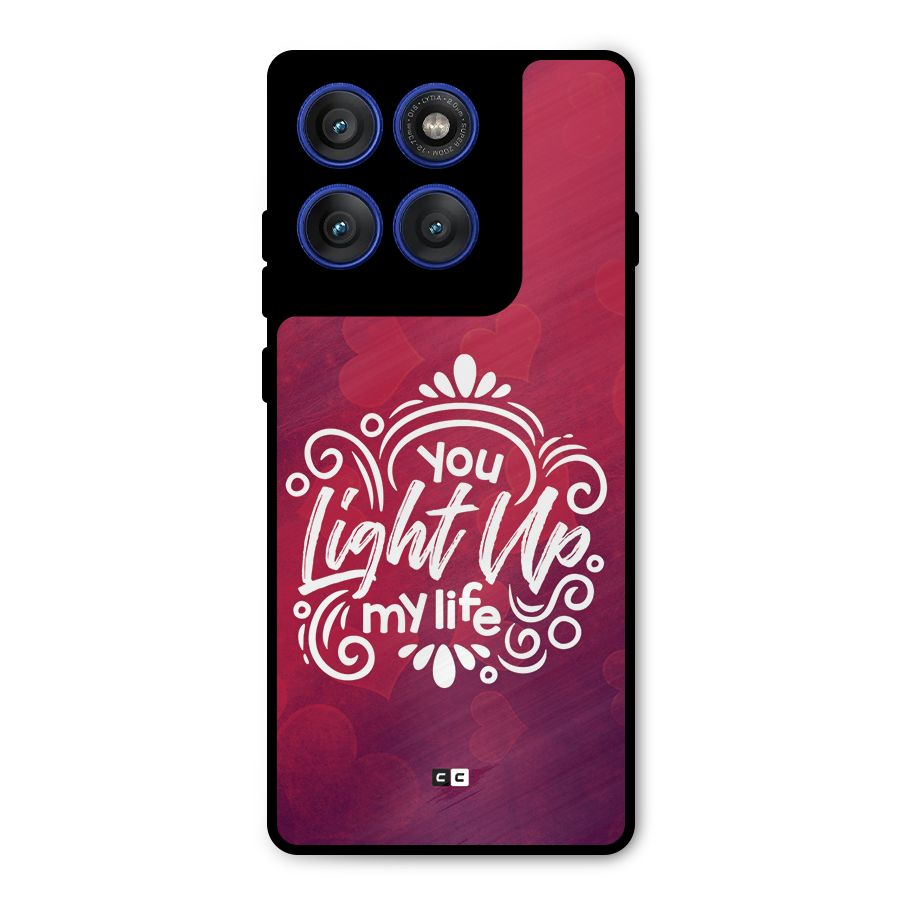 Light Up My Life Metal Back Case for Motorola Edge 60 Pro