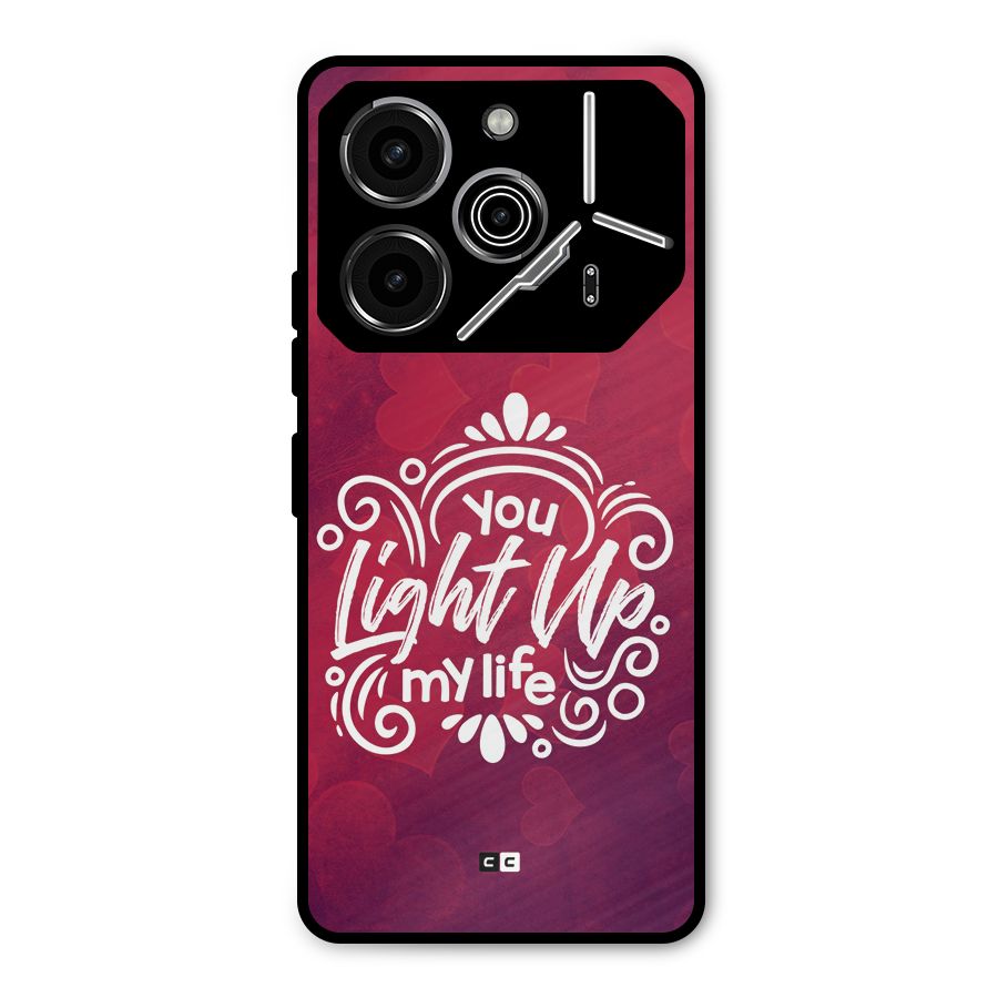 Light Up My Life Metal Back Case for Tecno Pova 6 Pro