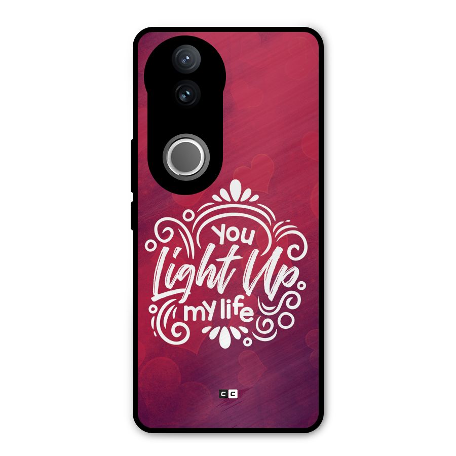 Light Up My Life Metal Back Case for Vivo V50e