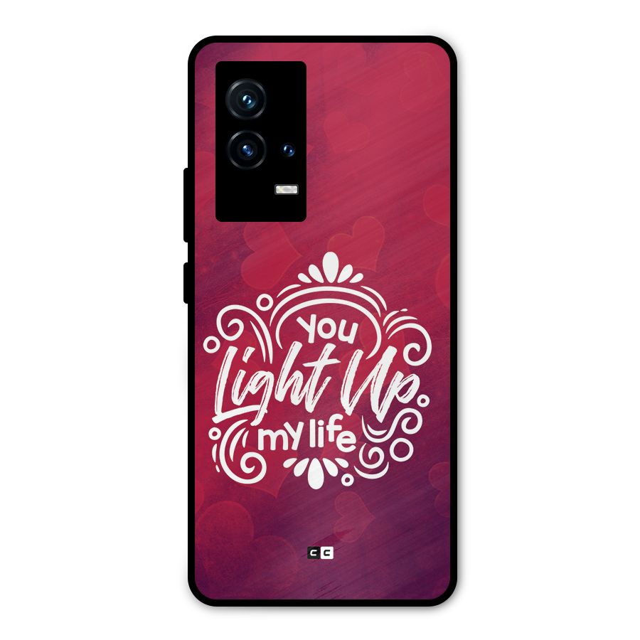 Light Up My Life Metal Back Case for iQOO 9 5G