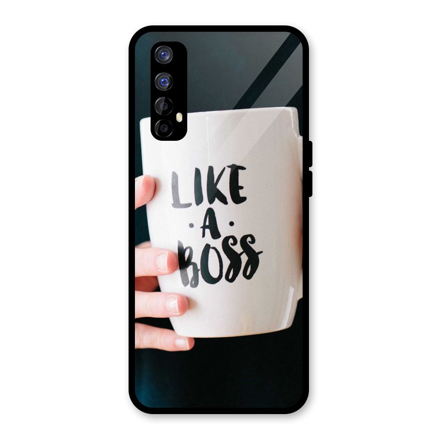 Like a Boss Glass Back Case for Realme Narzo 20 Pro