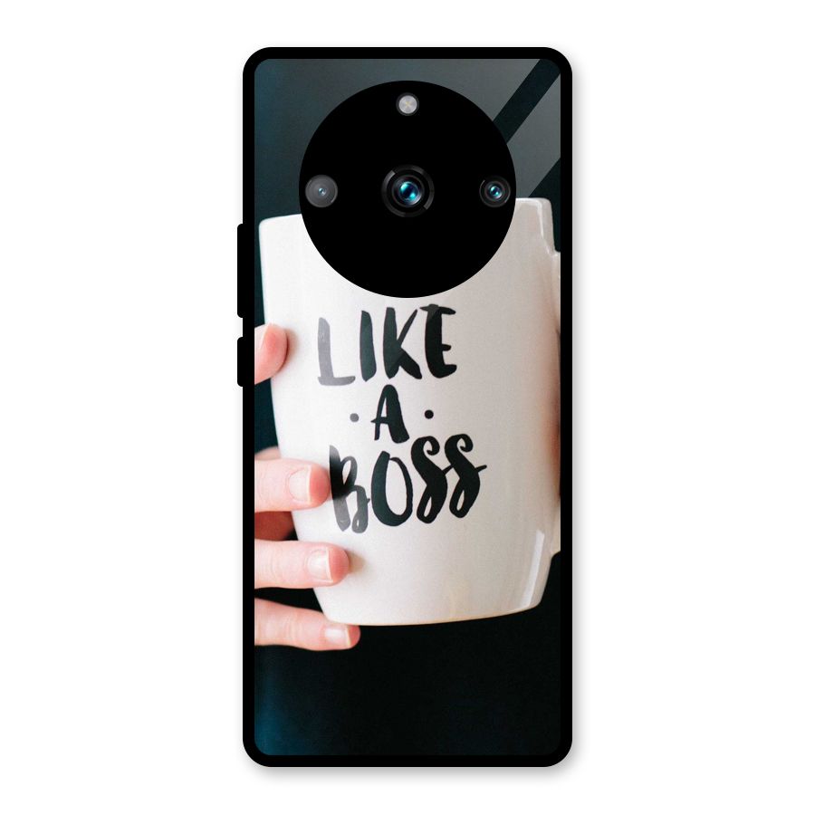 Like a Boss Glass Back Case for Realme Narzo 60 Pro