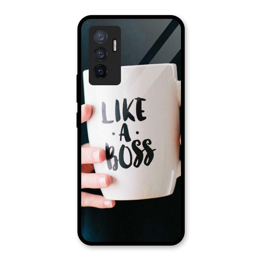 Like a Boss Glass Back Case for Vivo V23e