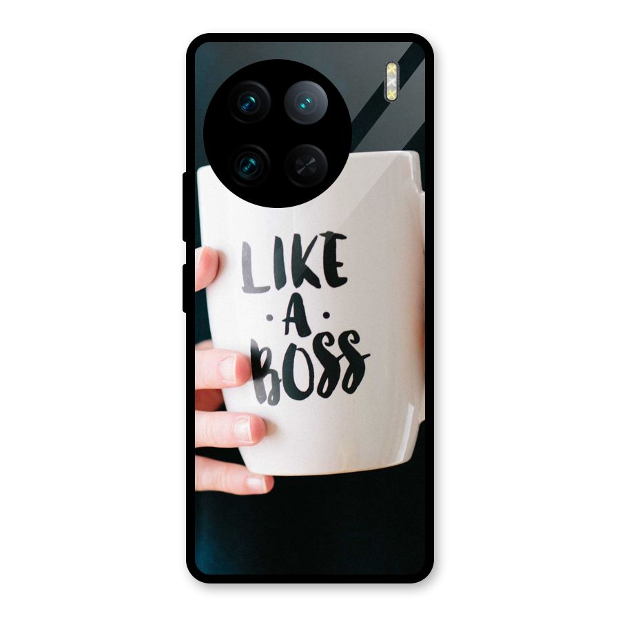 Like a Boss Glass Back Case for Vivo X90 Pro