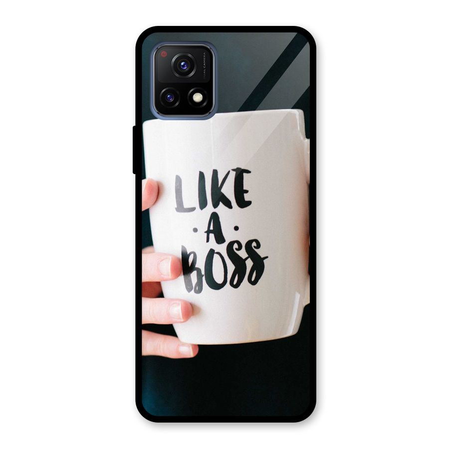 Like a Boss Glass Back Case for Vivo Y72 5G