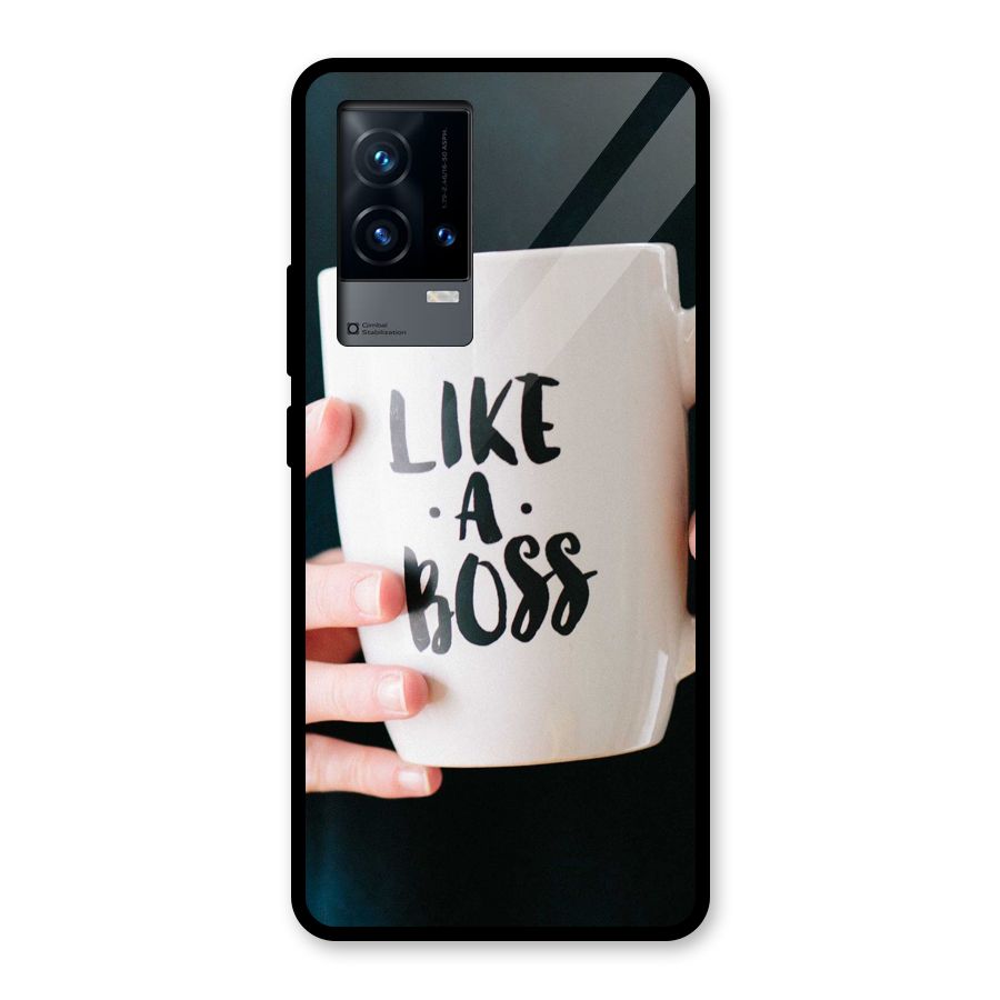 Like a Boss Glass Back Case for iQOO 9 5G