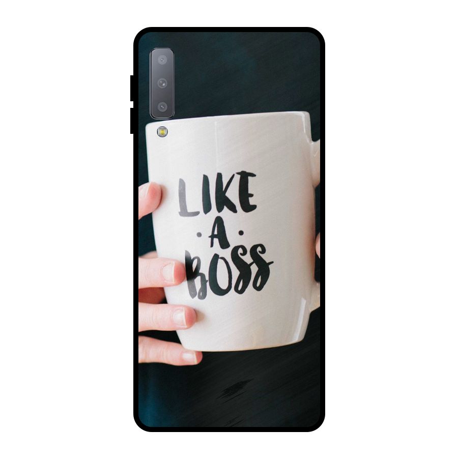 Like a Boss Metal Back Case for Galaxy A7 (2018)