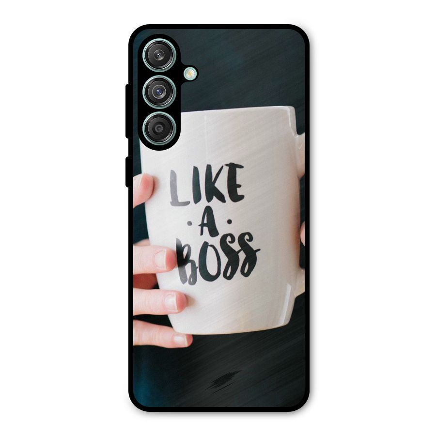Like a Boss Metal Back Case for Galaxy M55 5G