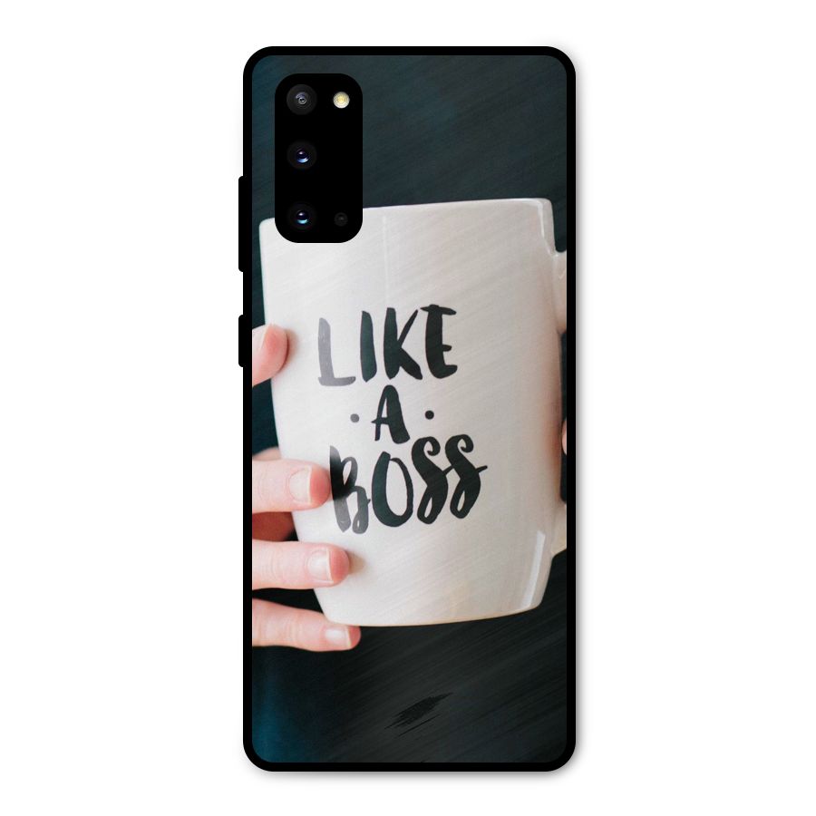 Like a Boss Metal Back Case for Galaxy S20