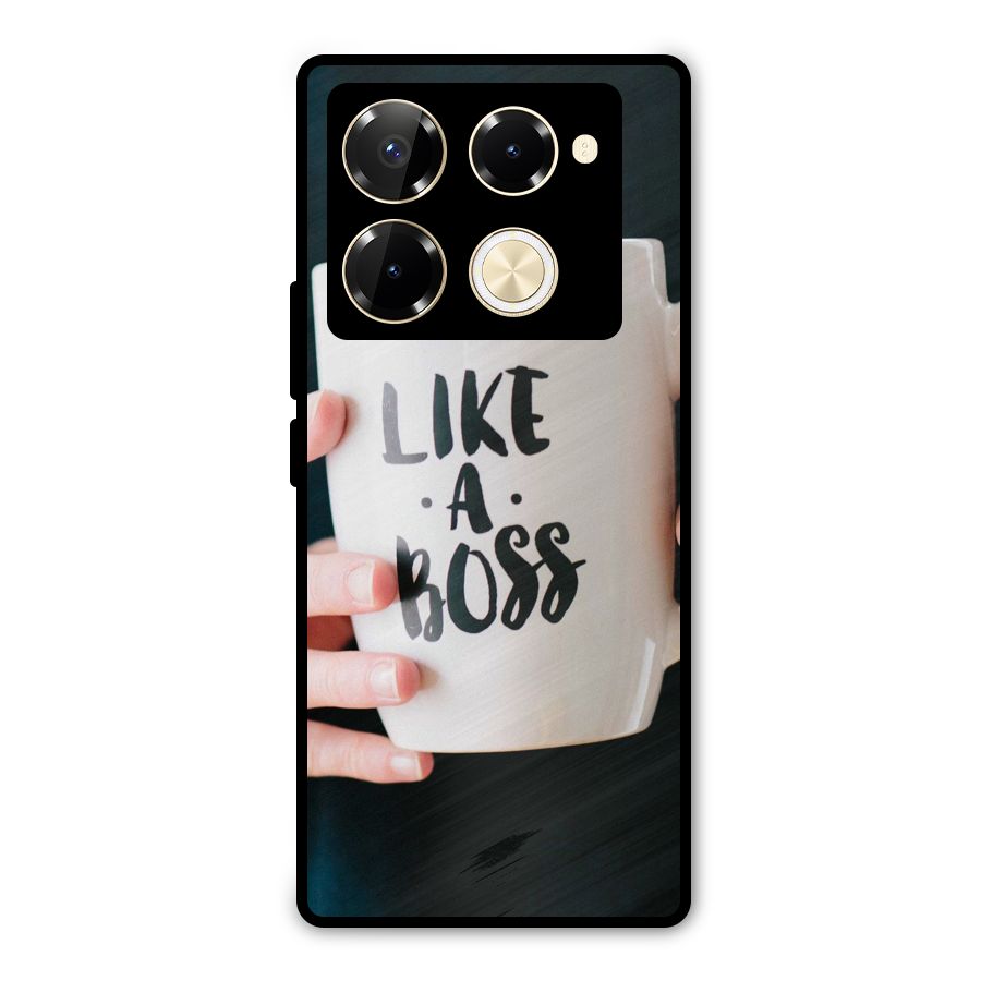 Like a Boss Metal Back Case for Infinix Note 40 Pro Plus