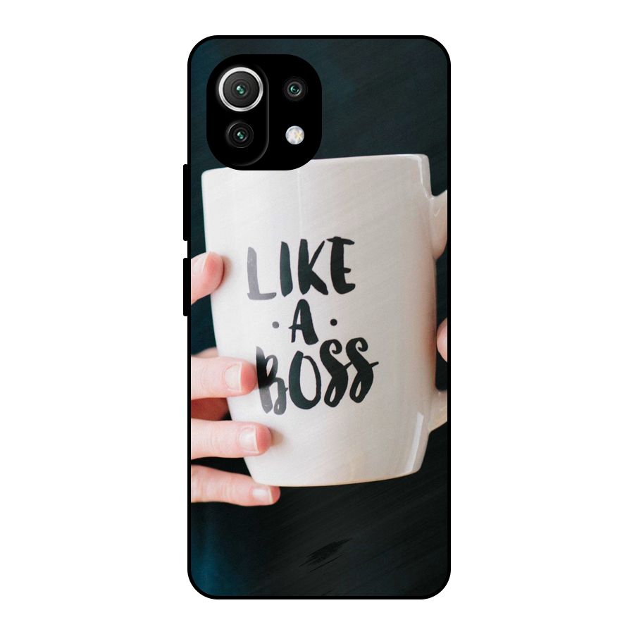 Like a Boss Metal Back Case for Mi 11 Lite