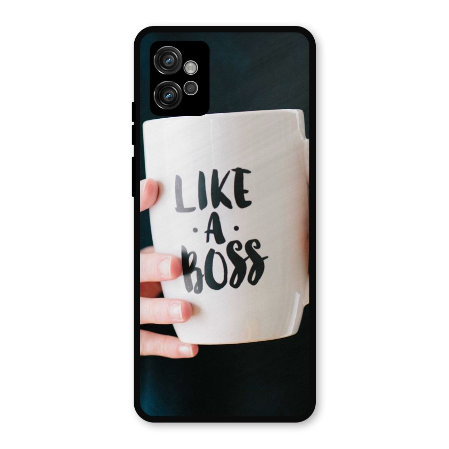 Like a Boss Metal Back Case for Moto G32