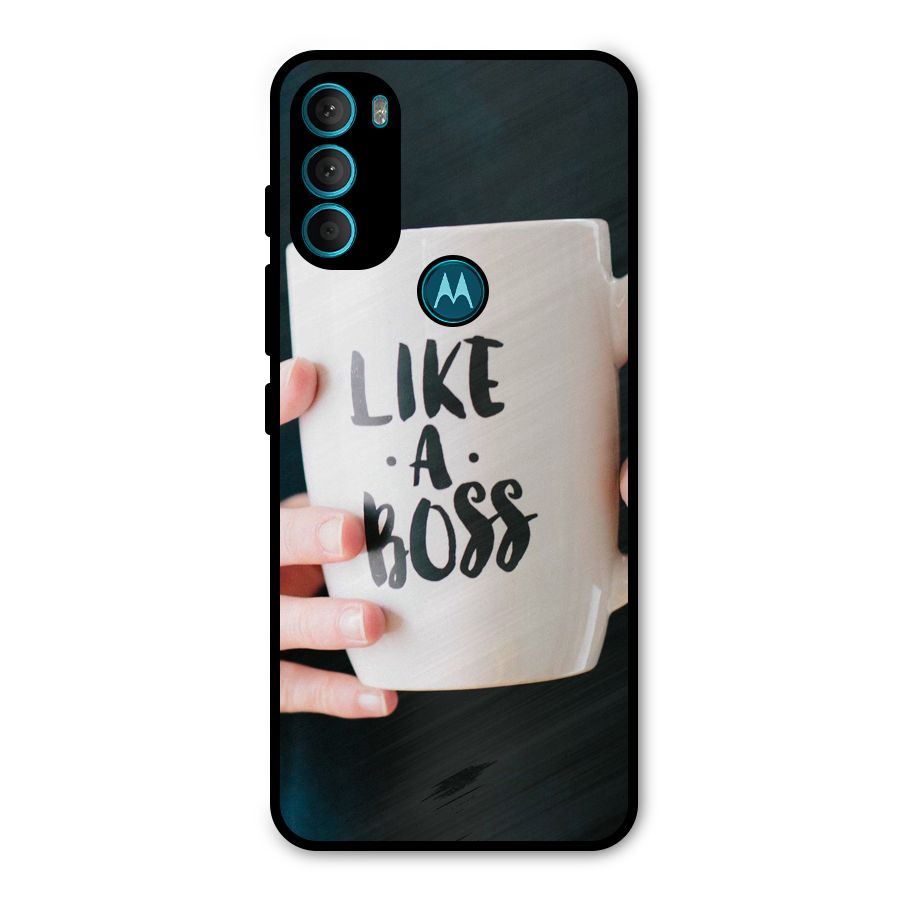 Like a Boss Metal Back Case for Moto G71 5G