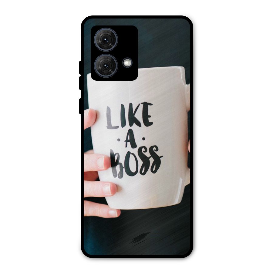 Like a Boss Metal Back Case for Moto G84