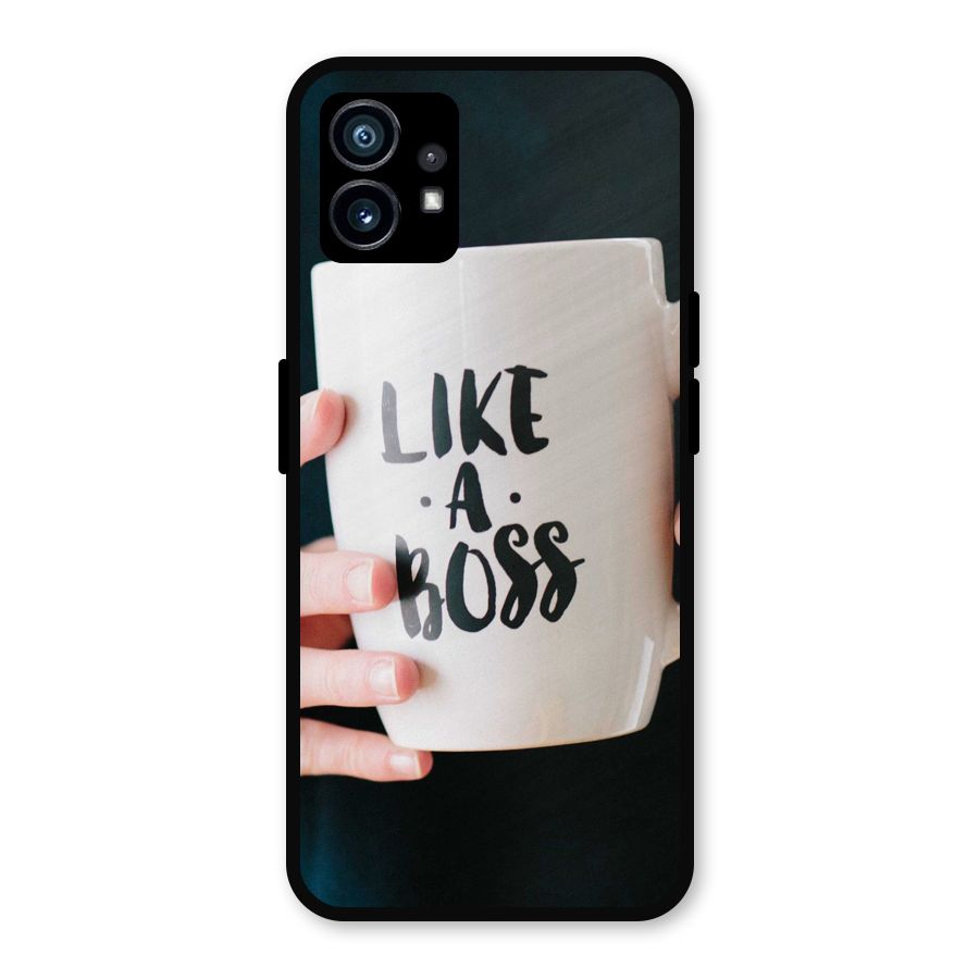 Like a Boss Metal Back Case for Nothing Phone 1