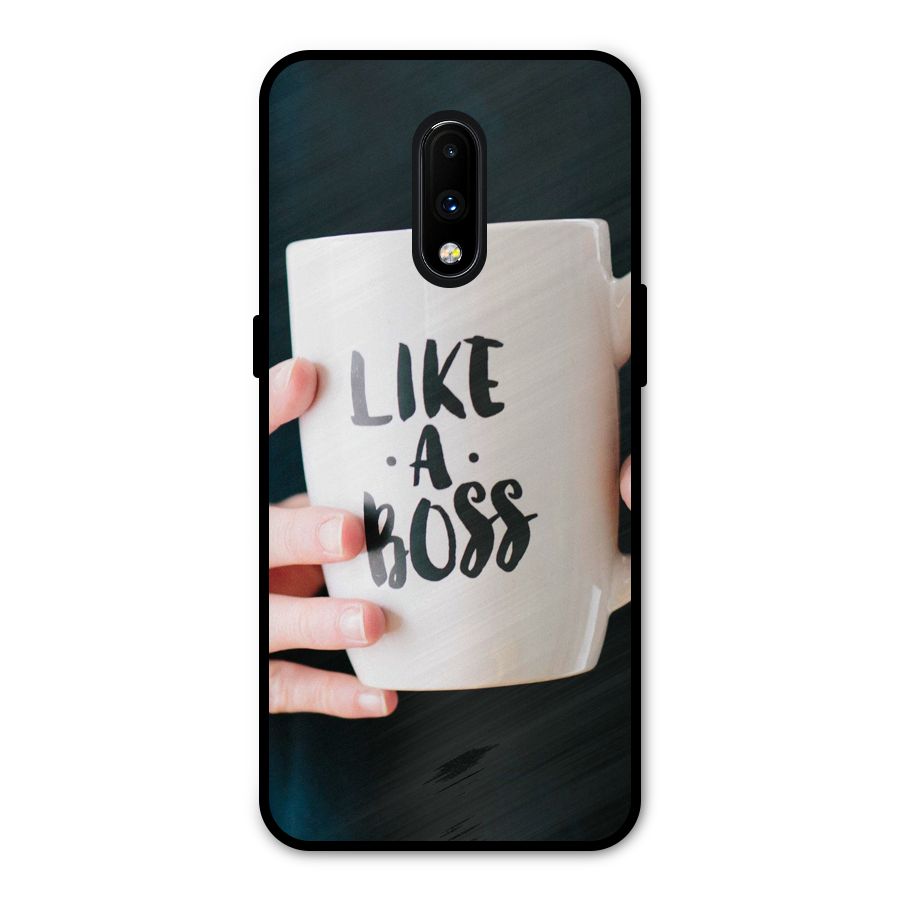 Like a Boss Metal Back Case for OnePlus 7