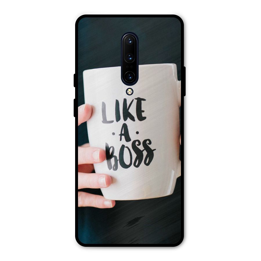 Like a Boss Metal Back Case for OnePlus 7 Pro