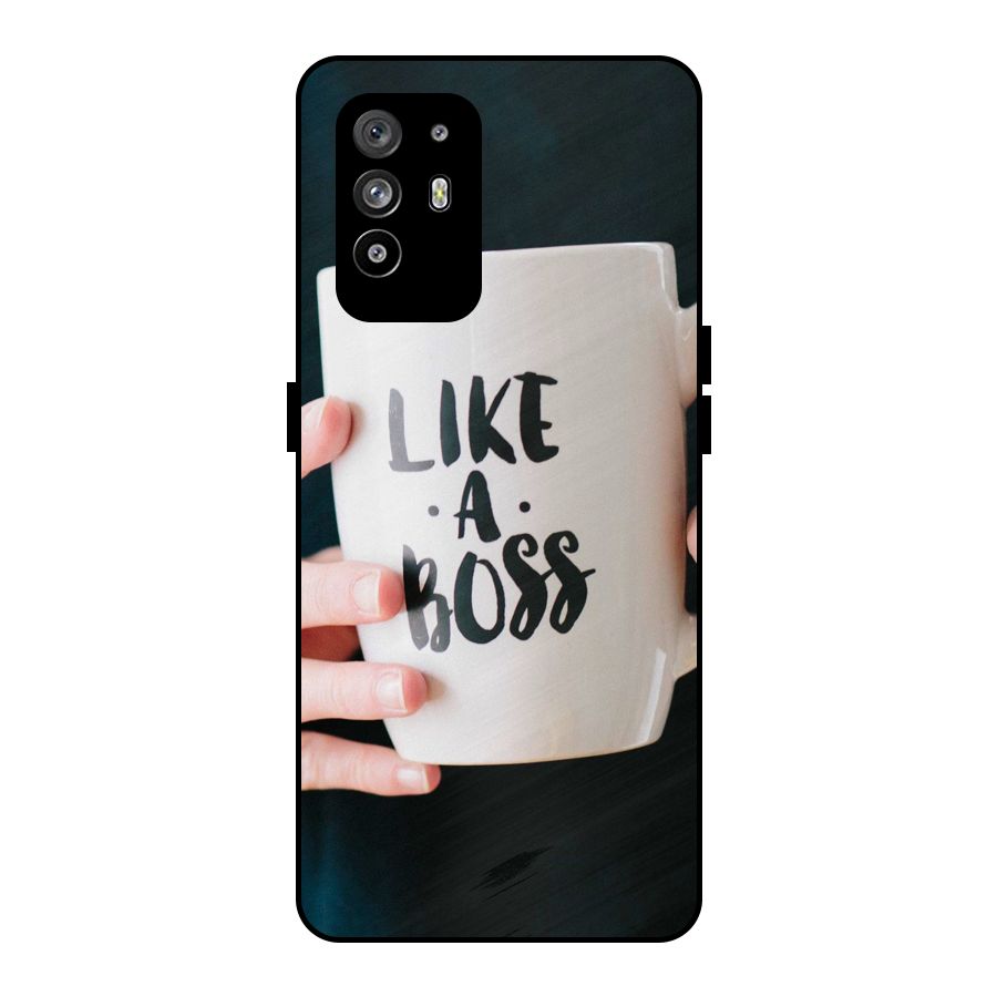 Like a Boss Metal Back Case for Oppo F19 Pro Plus 5G