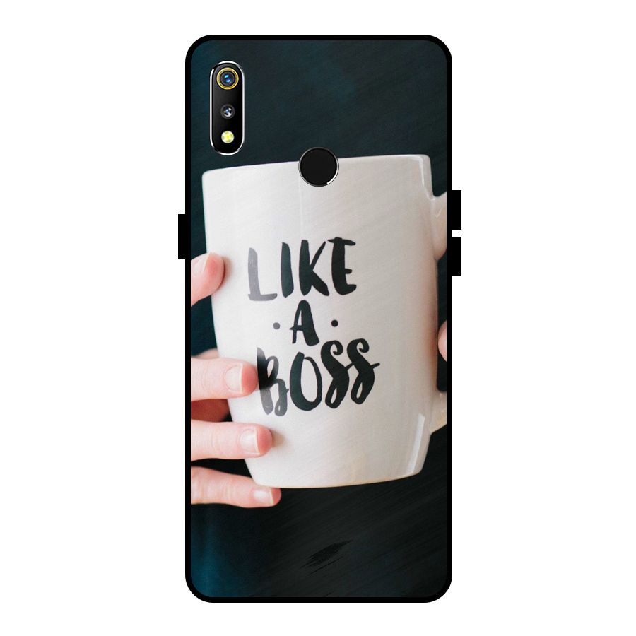 Like a Boss Metal Back Case for Realme 3i