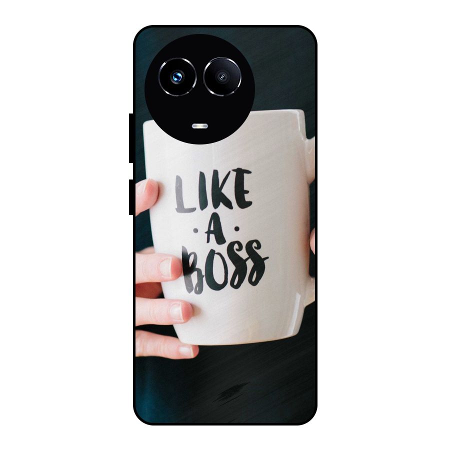 Like a Boss Metal Back Case for Realme Narzo 60X