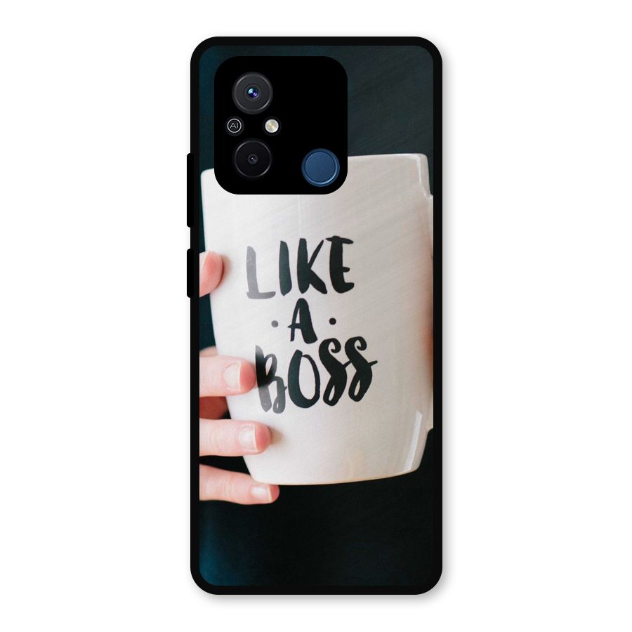 Like a Boss Metal Back Case for Redmi 12C