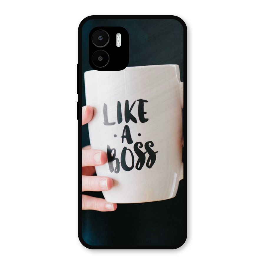 Like a Boss Metal Back Case for Redmi A1