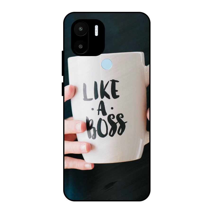 Like a Boss Metal Back Case for Redmi A2+
