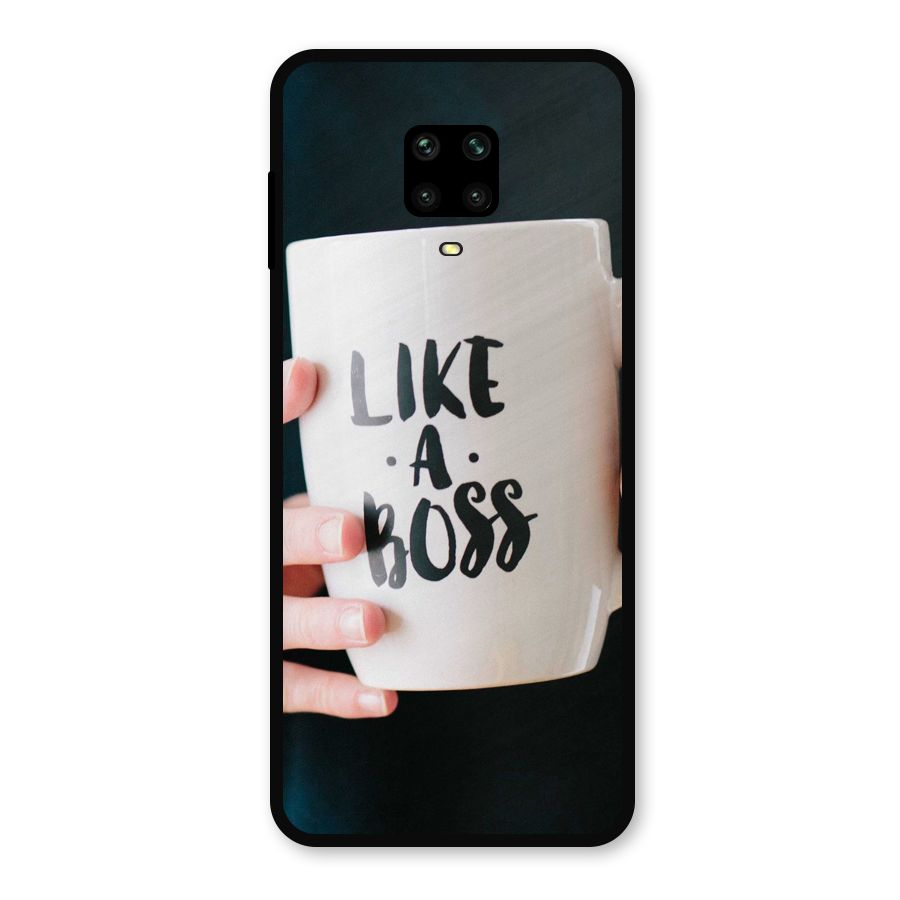 Like a Boss Metal Back Case for Redmi Note 9 Pro
