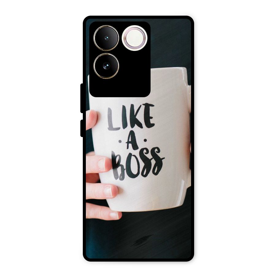 Like a Boss Metal Back Case for Vivo T2 Pro