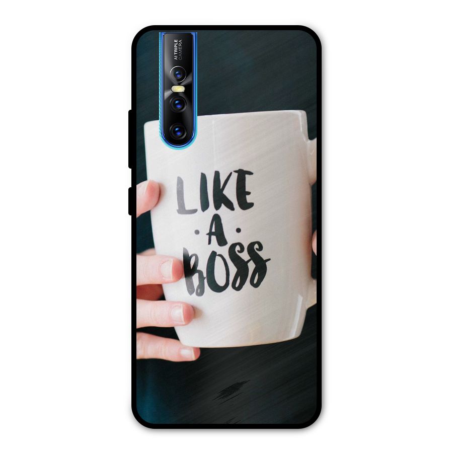 Like a Boss Metal Back Case for Vivo V15 Pro