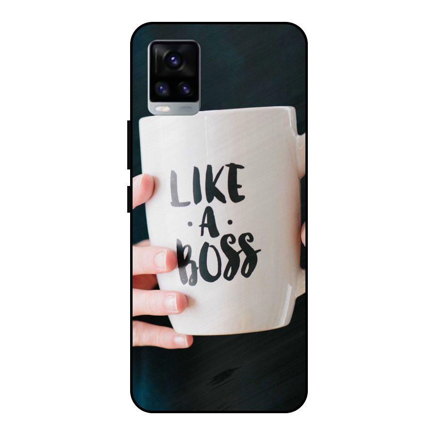 Like a Boss Metal Back Case for Vivo V20 2021
