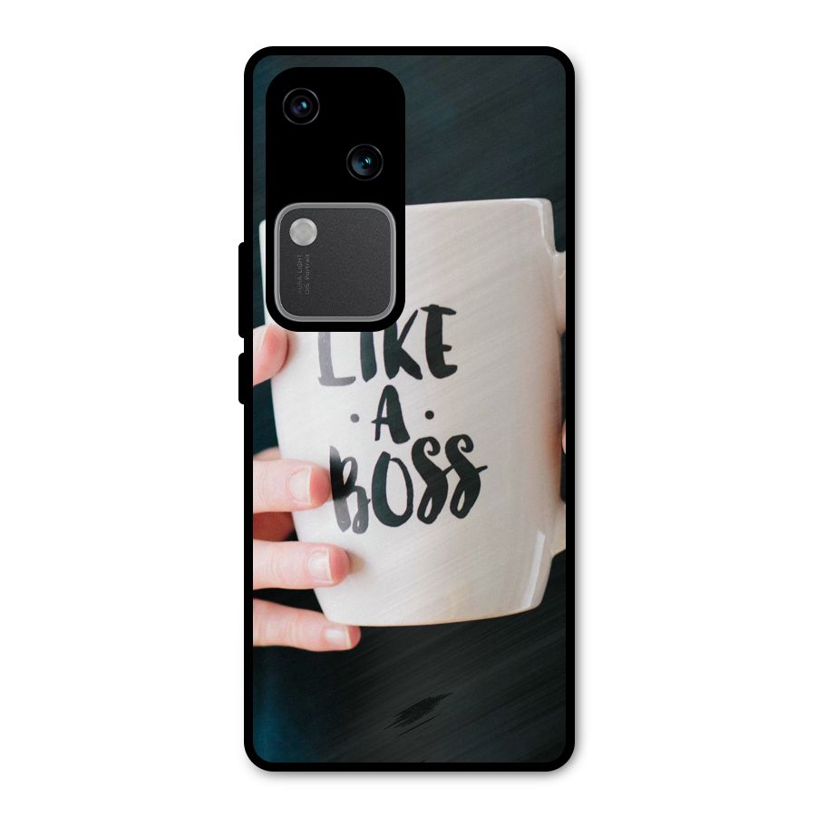 Like a Boss Metal Back Case for Vivo V30 Pro