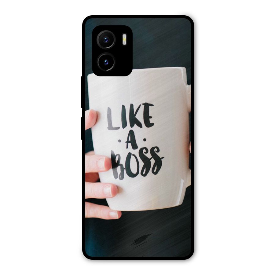 Like a Boss Metal Back Case for Vivo Y15s