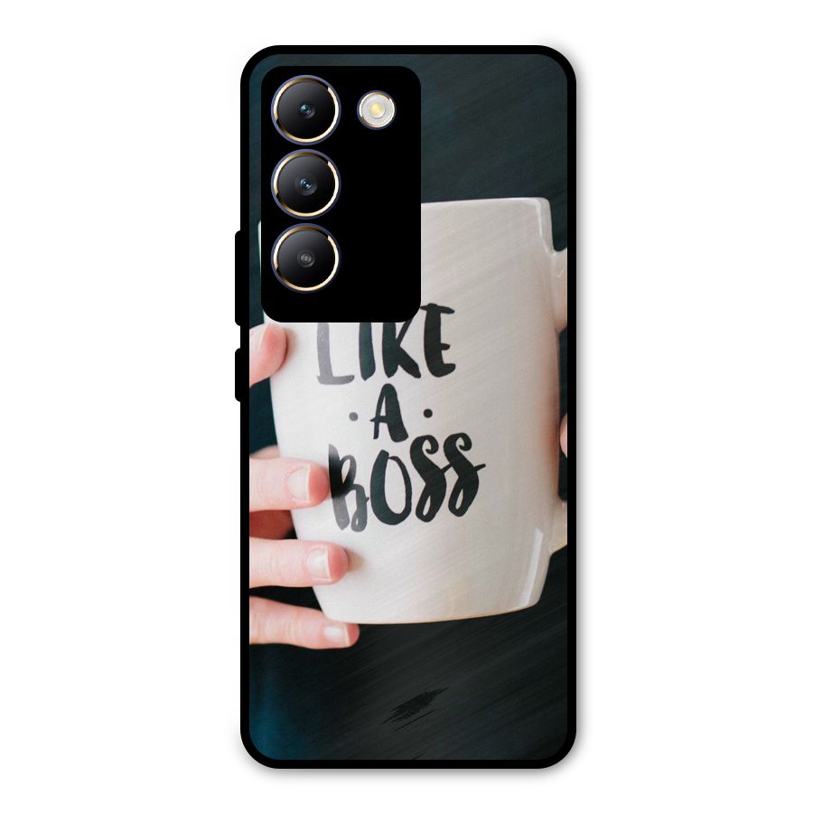 Like a Boss Metal Back Case for Vivo Y200e