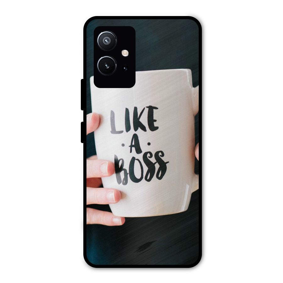 Like a Boss Metal Back Case for Vivo Y75 5G