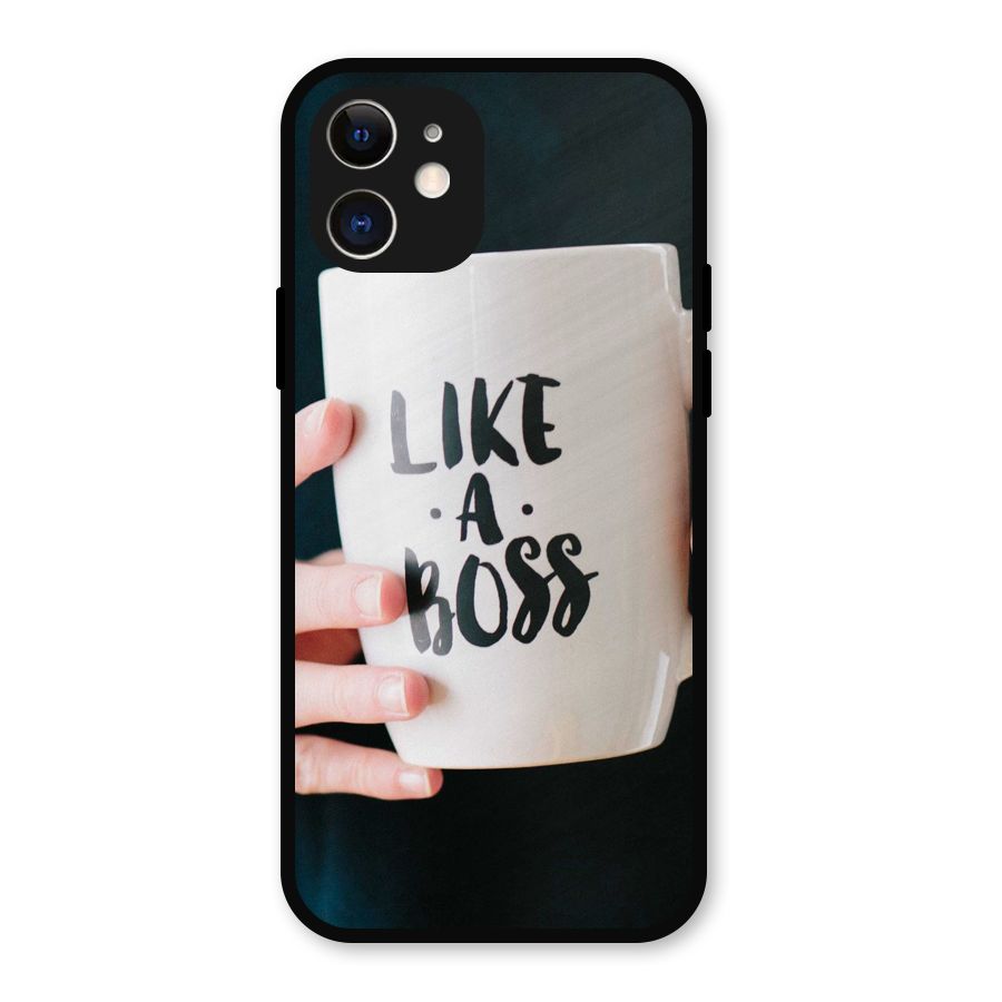 Like a Boss Metal Back Case for iPhone 12