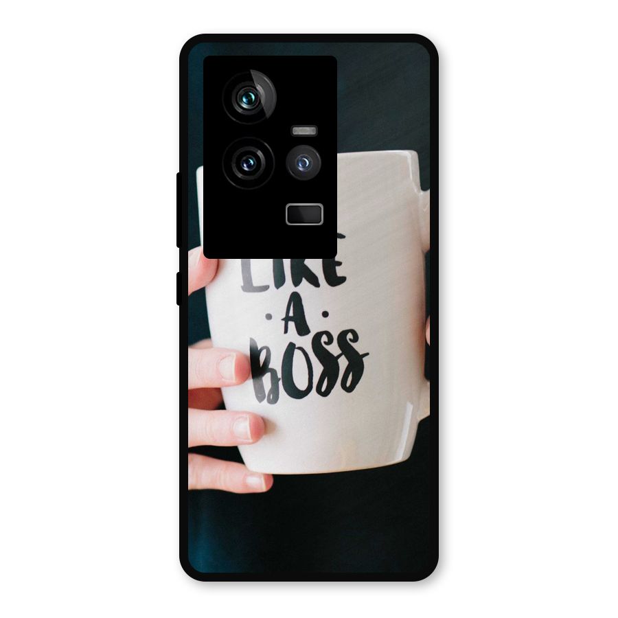 Like a Boss Metal Back Case for iQOO 11 5G