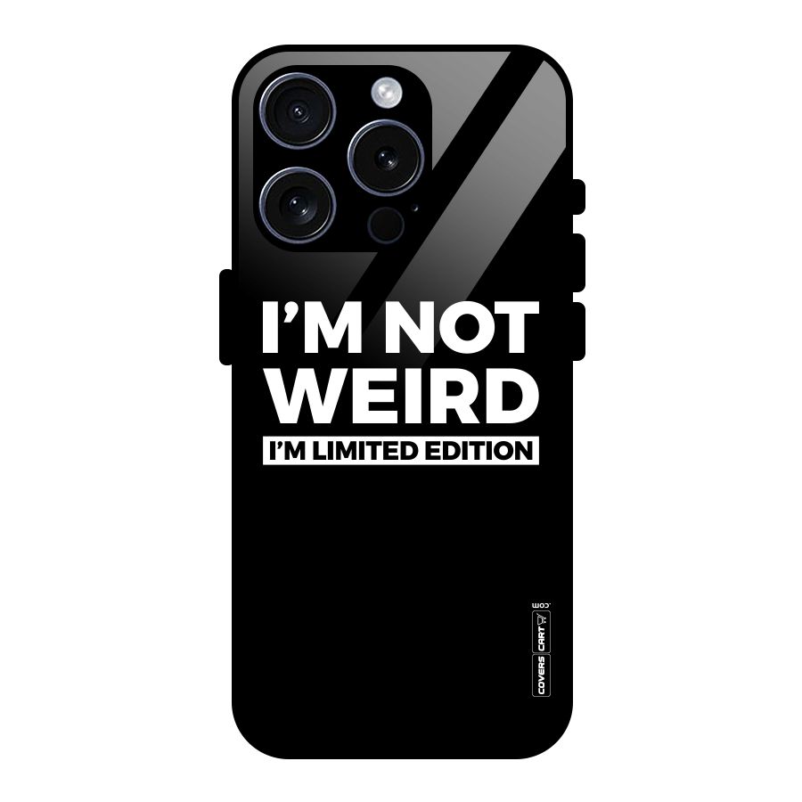 Limited Edition Glass Back Case for iPhone 15 Pro