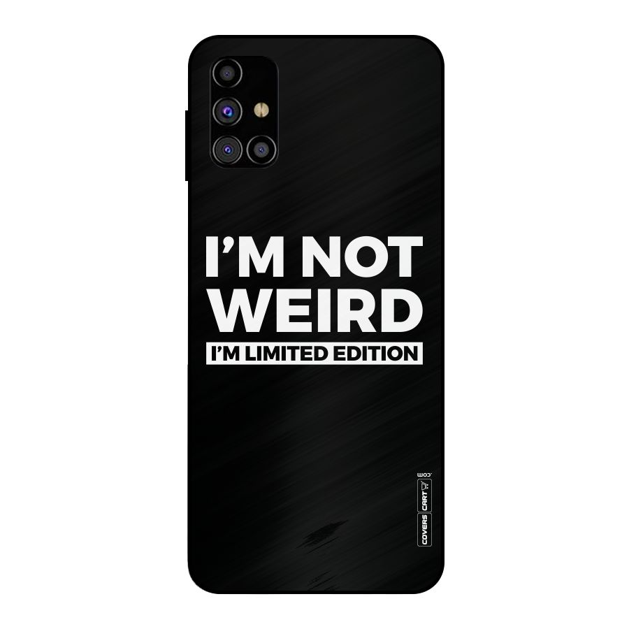 Limited Edition Metal Back Case for Galaxy M31s