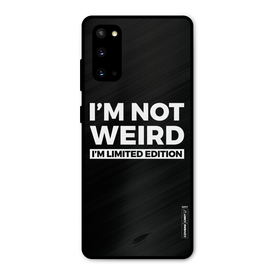 Limited Edition Metal Back Case for Galaxy S20