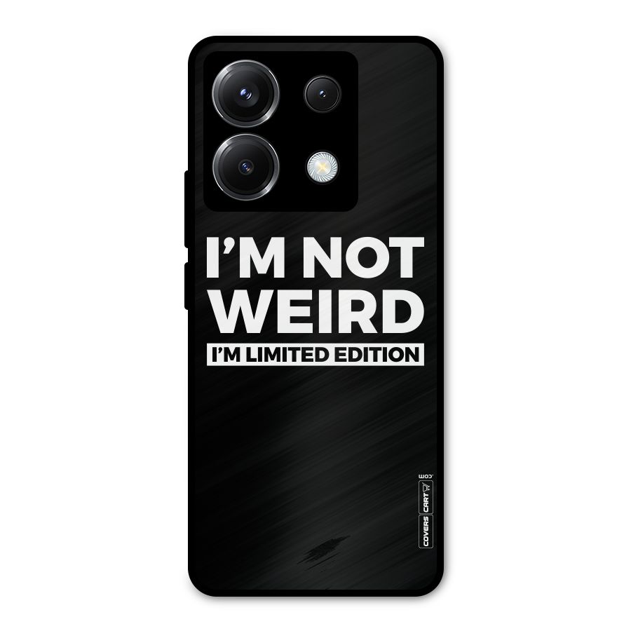 Limited Edition Metal Back Case for Poco X6