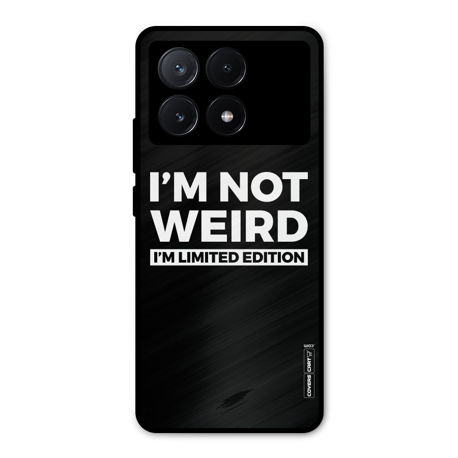 Limited Edition Metal Back Case for Poco X6 Pro