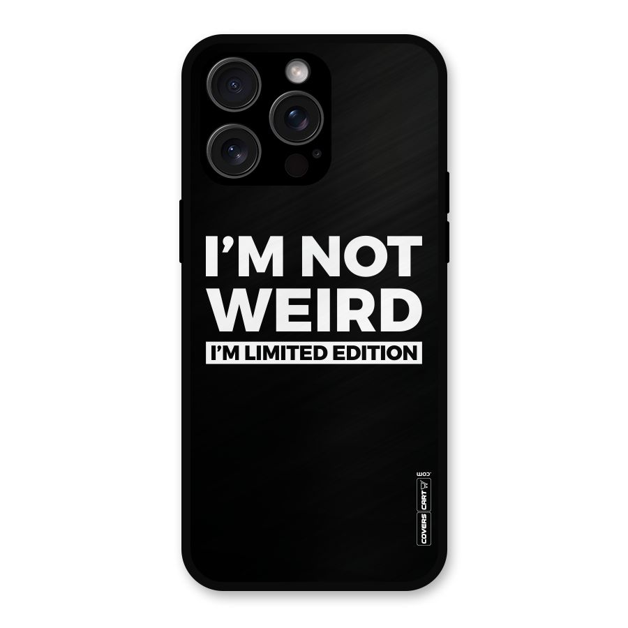 Limited Edition Metal Back Case for iPhone 15 Pro Max
