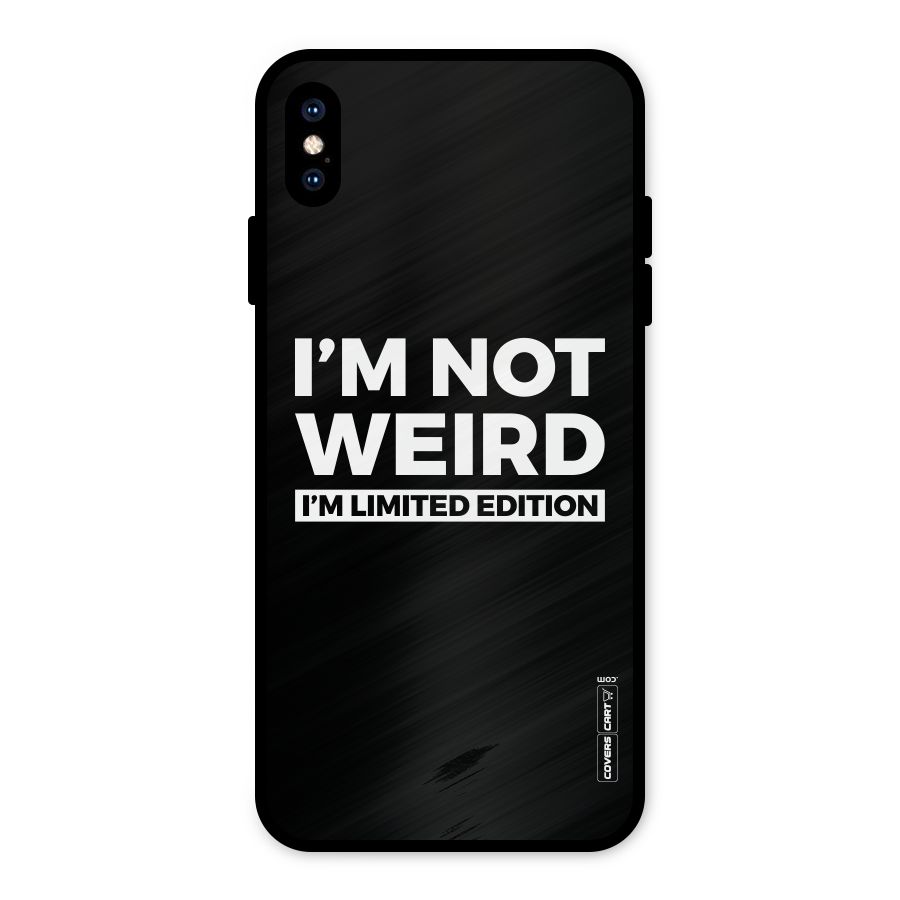 Limited Edition Metal Back Case for iPhone XS Max