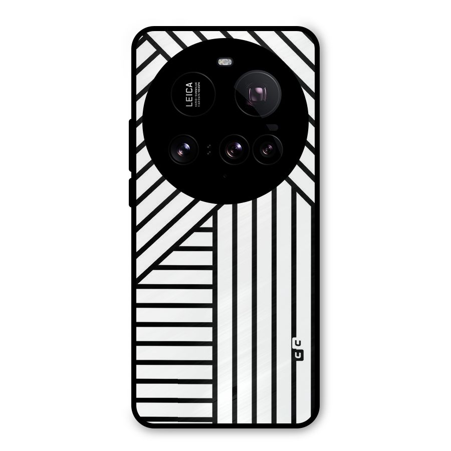 Lines Pattern Stripes Metal Back Case for Xiaomi 15 Ultra